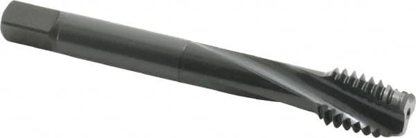 OSG - 7/16-14 UNC 3 Flute Modified Bottoming Spiral Flute Tap - Powdered Metal, Oxide Finish, 3-5/32" OAL, Right Hand Flute, Right Hand Thread, H5, Series 313 - Makers Industrial Supply