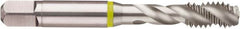 Guhring - M3x0.50 Metric Coarse 3 Flute 6H Modified Bottoming Spiral Flute Tap - Cobalt, Bright Finish, 1.941" OAL, Right Hand Flute, Right Hand Thread, Series 3903 - Makers Industrial Supply