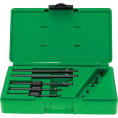 Deburr Master - 5 Piece Power Deburring Tool Set - Includes 1/8 to 1/4" Diam Hole Range Tools - Makers Industrial Supply