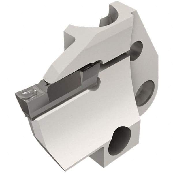 Iscar - 4mm Groove Width, 14mm Max Depth of Cut, Left Hand Cut, HFPAD Indexable Grooving Blade - DGN/DGNC/DGNM-C, DGNM-J/JS/JT, DGN-UT/UA, GRIP, HFPR/L, HGPL Insert Style, Series Modular Grip - Makers Industrial Supply