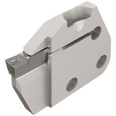 Iscar - Left Hand Cut, 4.76mm Insert Width, Cutoff & Grooving Support Blade for Indexables - 20mm Max Depth of Cut, 6mm Head Projection - Makers Industrial Supply