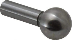 Gibraltar - 3/8" Ball Diam, 3/16" Shank Diam, Steel Inspection Tooling Ball - Press-Fit Shank, 3/4" Ball Center to Shank Bottom - Makers Industrial Supply