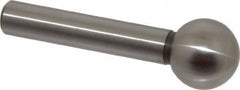 Gibraltar - 1/2" Ball Diam, 1/4" Shank Diam, Steel Inspection Tooling Ball - Slip-Fit Shank, 1-1/2" Ball Center to Shank Bottom - Makers Industrial Supply