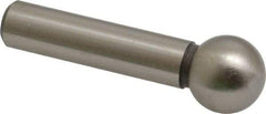 Gibraltar - 1/2" Ball Diam, 5/16" Shank Diam, Steel Inspection Tooling Ball - Slip-Fit Shank, 1-1/2" Ball Center to Shank Bottom - Makers Industrial Supply