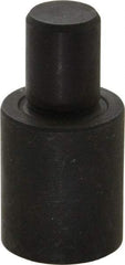 Gibraltar - 1-1/4" OAL, 3/4" Head Height, 5/8" OD, Hardened Steel, Ground, Press Fit Rest Button - Black Oxide Coating, 3/8" Pin Diam, 1/2" Long Pin - Makers Industrial Supply