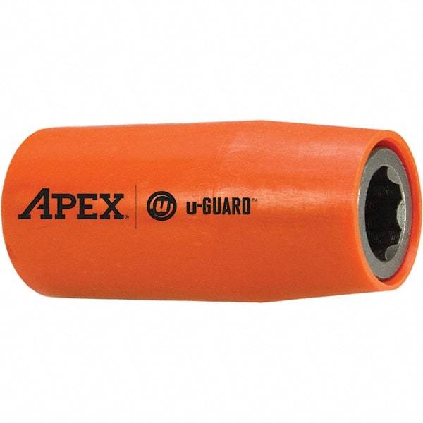 Apex - 3/4" Drive, 10mm Socket, Standard Power Socket - 6 Points, 1.28" OAL - Makers Industrial Supply