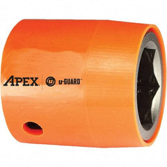 Apex - 1/2" Drive, 21mm Socket, Standard Power Socket - 6 Points, 1.53" OAL - Makers Industrial Supply