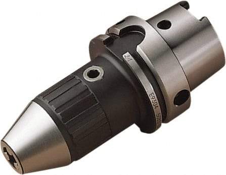 Seco - HSK63A, 0.99 to 12.98mm Capacity, Integral Shank Drill Chuck - Keyed, Taper Shank, 42.98mm Sleeve Diam - Exact Industrial Supply