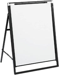 Quartet - 36" High x 24" Wide Erasable Melamine Marker Boards - Steel Frame, 30-1/2" Deep, Includes One Quartet Dry-Erase Marker - Makers Industrial Supply