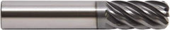 M.A. Ford - 5/8", 7 Flute, Single End, Solid Carbide, 0.015" Corner Radius End Mill - 3-1/2" OAL, 38° Helix, Right Hand Flute, 1-1/4" LOC, Right Hand Cut - Makers Industrial Supply