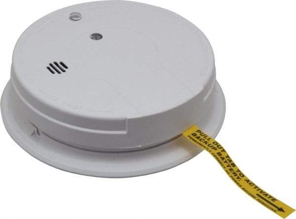 Kidde - 5.6 Inch Diameter, AC Wire In 120 Volt Smoke Alarm - 85 dB Decibel Rating, 9V Battery Included, Tamper Resistant, Interconnectable - Makers Industrial Supply