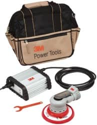 3M - 6 Inch Pad, 10,000 OPM, Electric Orbital Sander - Round, Palm Sander, 5 Amps - Makers Industrial Supply