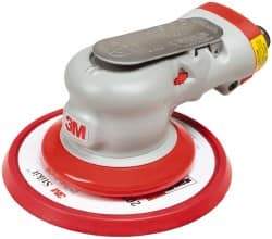 3M - 12,000 OPM, 17 CFM Air Consumption, 90 psi Air Pressure, Palm Air Orbital Sander - Round Pad, - Makers Industrial Supply