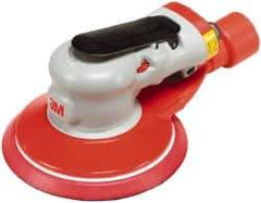 3M - 12,000 OPM, 17 CFM Air Consumption, 90 psi Air Pressure, Palm Air Orbital Sander - Round Pad, - Makers Industrial Supply