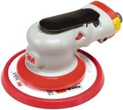 3M - 12,000 OPM, 17 CFM Air Consumption, 90 psi Air Pressure, Palm Air Orbital Sander - Round Pad, - Makers Industrial Supply