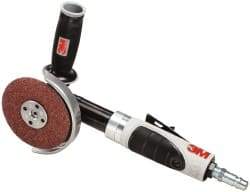 3M - 4-1/2" Wheel Diam, 12,000 RPM, Pneumatic Angle & Disc Grinder - 5/8-11 Spindle, 35 CFM - Makers Industrial Supply