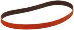 3M - 3/4" Wide x 18" OAL, 36 Grit, Ceramic Abrasive Belt - Ceramic, Very Coarse, Coated, YF Weighted Cloth Backing, Wet/Dry, Series 984F - Makers Industrial Supply