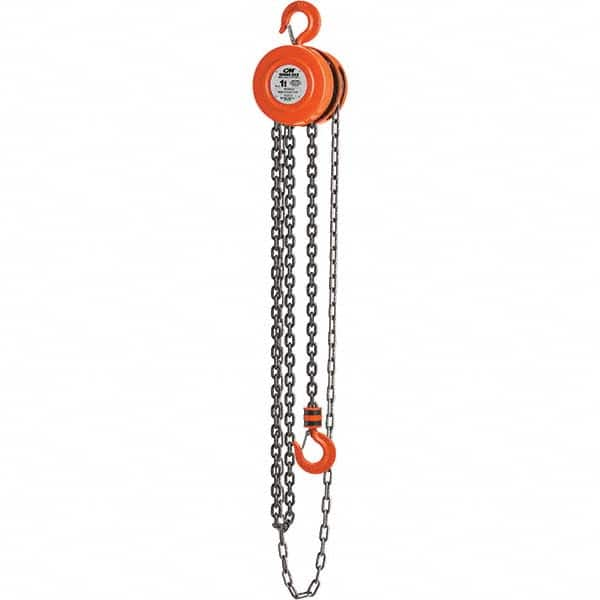 CM - 1,000 Lb Capacity, 10' Lift Height, Chain Manual Hoist - Makers Industrial Supply