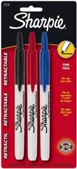 Sharpie - Red, Blue, Black Permanent Marker - Dye - Based Ink - Makers Industrial Supply