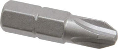 Wera - #3, Hex Drive Standard Phillips Screwdriver Bit - 5/16" Drive, 1-1/4" OAL - Makers Industrial Supply