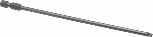 Wera - 5/32" Slotted Screwdriver Bit - 1/4" Hex Drive, 6" OAL - Makers Industrial Supply