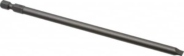 Wera - 1/4" Slotted Screwdriver Bit - 1/4" Hex Drive, 6" OAL - Makers Industrial Supply