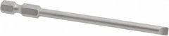 Wera - 11/64" Slotted Screwdriver Bit - 1/4" Hex Drive, 3-1/2" OAL - Makers Industrial Supply