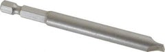 Wera - 5/16" Slotted Screwdriver Bit - 1/4" Hex Drive, 3-1/2" OAL - Makers Industrial Supply