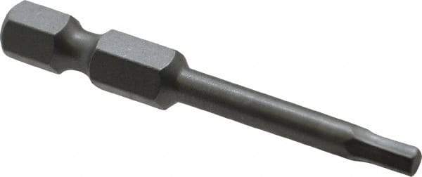 Wera - 3mm Hex Bit - 1/4" Hex Drive, 2" OAL - Makers Industrial Supply