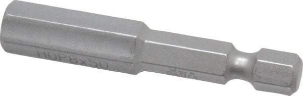 Wera - 8mm Hex Bit - 1/4" Hex Drive, 2" OAL - Makers Industrial Supply