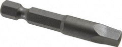 Wera - #4" Square Size Square Recess Bit - 1/4" Hex Drive, 1-5/16" OAL - Makers Industrial Supply