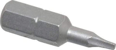 Wera - #00" Square Size Square Recess Bit - 1/4" Hex Drive, 1" OAL - Makers Industrial Supply