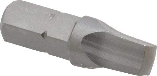 Wera - #4" Square Size Square Recess Bit - 1/4" Hex Drive, 1" OAL - Makers Industrial Supply