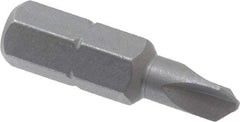 Wera - #0 Tri-Wing Bit - 1/4" Hex Drive, 1" OAL - Makers Industrial Supply