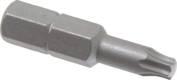 Wera - 5/16" Drive T25 Torx Screwdriver Bit - 1-3/8" OAL - Makers Industrial Supply