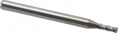 Accupro - 0.07", 4 Flute, Single End, Solid Carbide, 0.01" Corner Radius End Mill - 1-1/2" OAL, 30° Helix, Right Hand Flute, 0.21" LOC, Right Hand Cut - Makers Industrial Supply