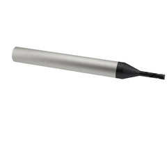 Accupro - 0.045", 4 Flute, Single End, Solid Carbide, 0.01" Corner Radius End Mill - 1-1/2" OAL, 30° Helix, Right Hand Flute, 0.135" LOC, Right Hand Cut - Makers Industrial Supply