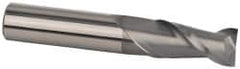 Accupro - 1", 2-1/4" LOC, 1" Shank Diam, 5" OAL, 2 Flute, Solid Carbide Square End Mill - Makers Industrial Supply