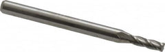 Accupro - 0.095" Diam 4 Flute Solid Carbide 0.01" Corner Radius End Mill - Makers Industrial Supply