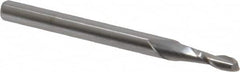 Accupro - 0.095", 2 Flute, Single End, Solid Carbide, 0.01" Corner Radius End Mill - 1-1/2" OAL, 30° Helix, Right Hand Flute, 0.285" LOC, Right Hand Cut - Makers Industrial Supply