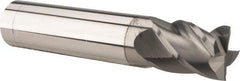 Accupro - 1", 2-1/4" LOC, 1" Shank Diam, 5" OAL, 4 Flute, Solid Carbide Square End Mill - Single End, nACRo Finish, Spiral Flute, 40° Helix, Centercutting, Right Hand Cut, Right Hand Flute - Makers Industrial Supply