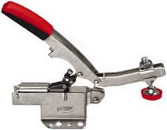 Bessey - 700 Lb Holding Capacity, Horizontal Handle, Manual Hold Down Toggle Clamp - U-Bar, Flanged Base, Steel - Makers Industrial Supply