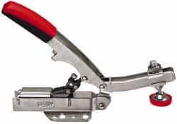 Bessey - 700 Lb Holding Capacity, Horizontal Handle, Manual Hold Down Toggle Clamp - U-Bar, Flanged Base, Steel - Makers Industrial Supply