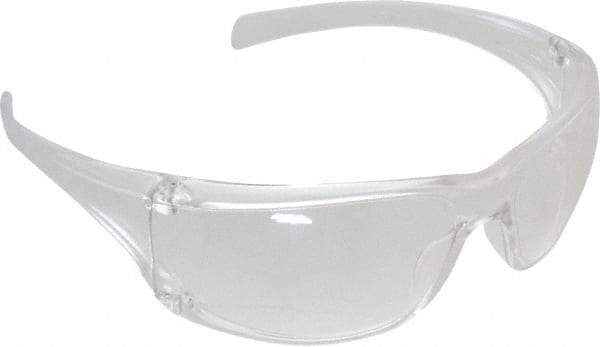 3M - Clear Lenses, Framed Safety Glasses - Anti-Fog, Scratch Resistant, Clear Plastic Frame, Size Universal, Wrap Around - Makers Industrial Supply