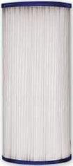 Dupont - 4" OD, 20µ, Universal Heavy Duty Whole House Pleated Poly Cartridge Filter - 10" Long, Reduces Sediments & Rust - Makers Industrial Supply