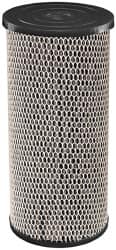 Dupont - 4" OD, 5µ, Spun-Wound Polypropylene & Universal Heavy Duty Carbon Wrap 2 Phase Cartridge Filter - 10" Long, Reduces Sediments, Tastes, Odors & Chlorine - Makers Industrial Supply