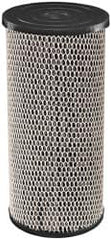 Dupont - 4" OD, 5µ, Spun-Wound Polypropylene & Universal Heavy Duty Carbon Wrap 2 Phase Cartridge Filter - 10" Long, Reduces Sediments, Tastes, Odors & Chlorine - Makers Industrial Supply