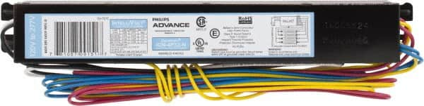 Philips Advance - 3 or 4 Lamp, 120-277 Volt, 0.45 to 0.94 Amp, 0 to 39, 40 to 79 Watt, Instant Start, Electronic, Nondimmable Fluorescent Ballast - 0.88, 0.91, 0.93, 0.97, 1.00, 1.01, 1.03 Ballast Factor, T8 Lamp - Makers Industrial Supply