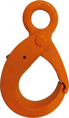 CM - Chain Grade 100, 8,800 Lbs. Load Limit Eye Latchlok Hook - 2.27 Inch Hook Throat, 6.65 Inch Reach, 1.36 Inch Eye Inside Diameter, 3/8 Inch Chain Diameter, 7.72 Inch Overall Length, 0.59 Inch Eye Thickness - Makers Industrial Supply