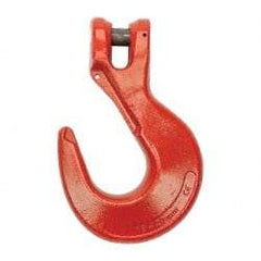 CM - 3/4 Inch Chain Diameter, Grade 100 Clevis Hook - 35,300 Lbs. Load Capacity, 0.88 Inch Inside Diameter, 0 Inch Pin Diameter, 2.09 Inch Hook Throat, 10.8 Inch Overall Length, 7.09 Inch Hook Width - Makers Industrial Supply